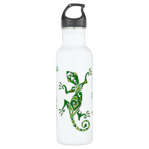 Eidechsen-Tätowierung Edelstahlflasche
