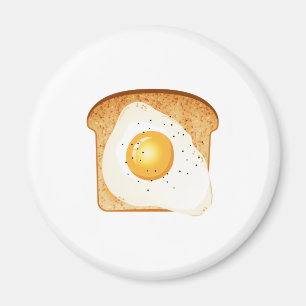 Eier auf Toast Magnet