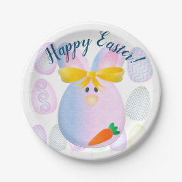 Eier & Bunnies Ostern bereit Pappteller