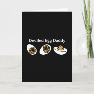 Eier-Daddy lustiges Thanksgiving-Essen Dad-Witz Karte