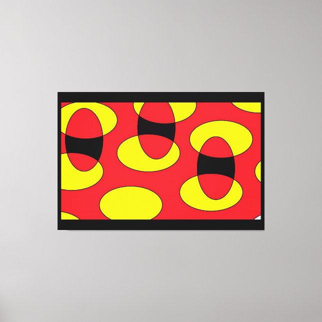 Eier eines Dämons - Ken Gage Abstrakte Kunst Leinwanddruck (Vorderseite)