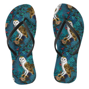 Eier, Farne, Eichen und Beeren 3 Flip Flops