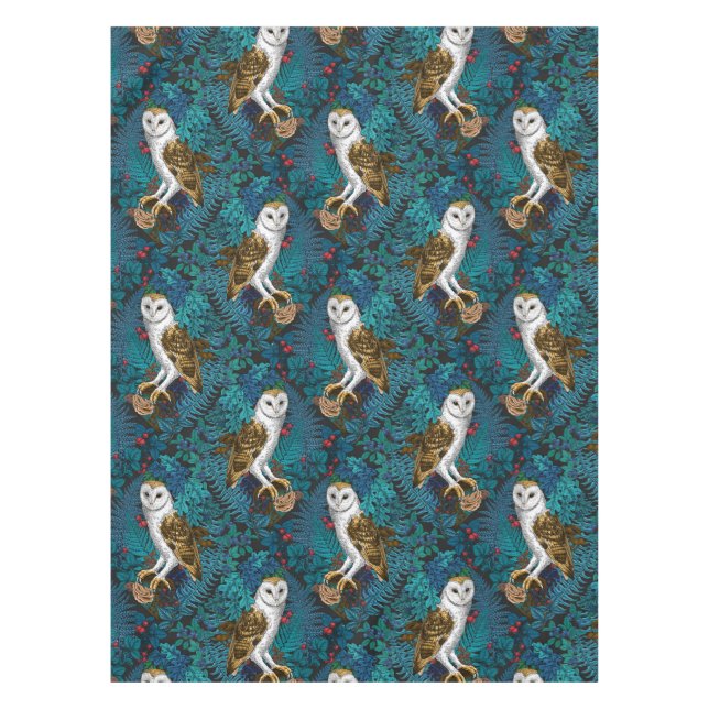 Eier, Farne, Eichen und Beeren 3 Tischdecke (Vorderseite)