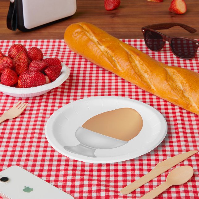 Eier in einem Cup Food Paper Teller (Von Creator hochgeladen)