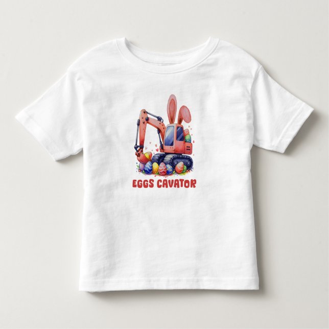 Eier Kavator Ostereier Jagd Kinder Kleinkind T-shirt (Vorderseite)