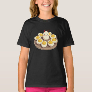 Eier mit Teufelsfüllung Lustig Retro T-Shirt