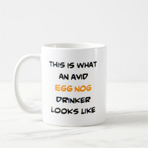 Eier-Nogdrinker, eifrig Kaffeetasse