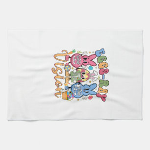 Eier Röntgenblick Frohen Ostertag Röntgenassistent Geschirrtuch