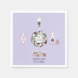 Eier Sonnige Wildblumen Personalisiert Vintag Oste Serviette