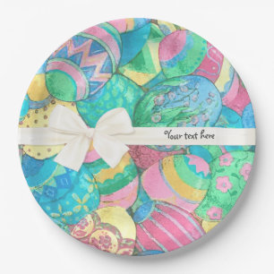 Eier-Stavaganza Pastel Ostereier Pappteller