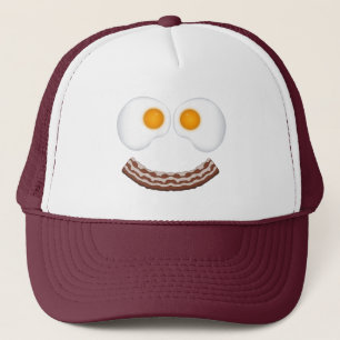 Eier und Bacon Grin Hat Truckerkappe