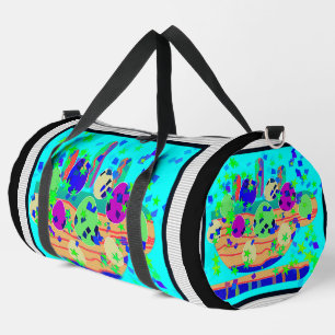 Eier und Kaffee-Fitnessraum auf Reisen Duffle Bag