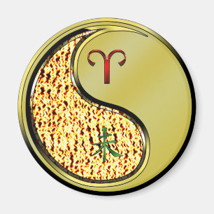 Eier und Metallziegen Magnet