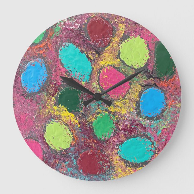 Eieragnostiker Große Wanduhr (Vorderseite)
