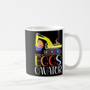 Eierbagger Frohe Ostern Lustiger Bagger Ostereiers Kaffeetasse