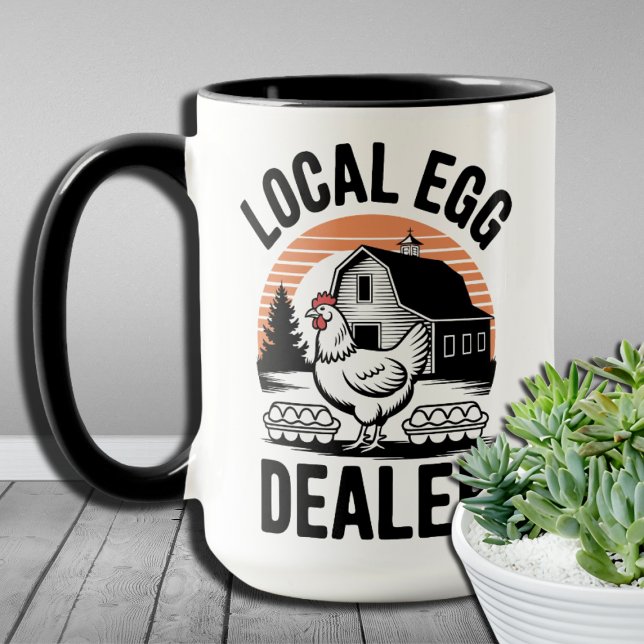 Eierhändler vor Ort - Eggelli Spaß - Funny Gift Tasse (Von Creator hochgeladen)