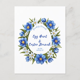 Eierjagd, Osterbrunch Postkarte