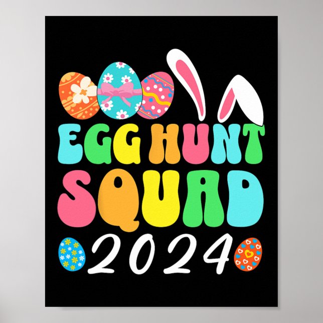 Eierjagd Squad 2024 Ostereier Crew Matchi Poster (Vorne)