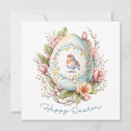 Eierkarte "Happy Oaster Floral" Karte