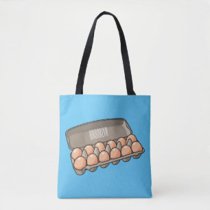 Eierkarton-Cartoon Tasche