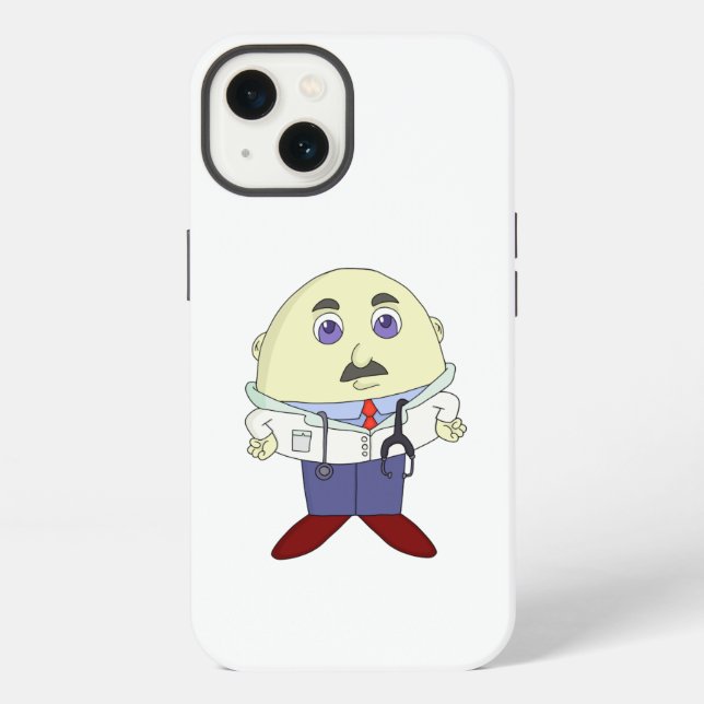 Eierkopf Doktor iPhone Hülle (Rückseite)