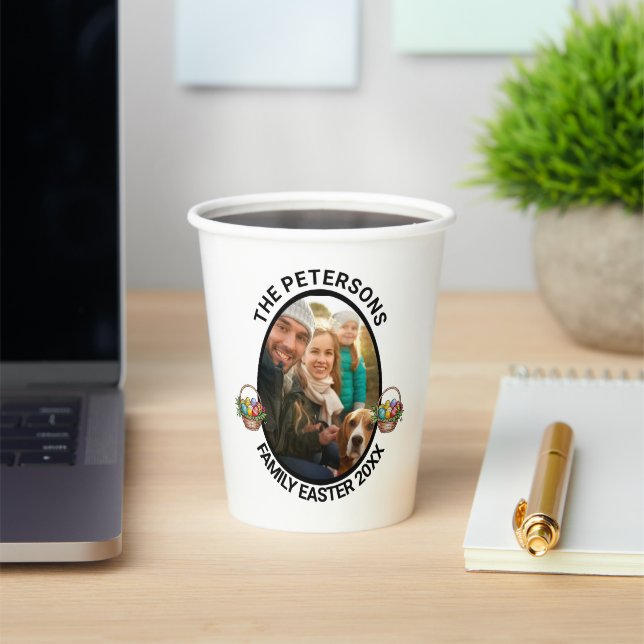 Eierkörbe für personalisierte Osterfamilien - Foto Pappbecher (InSitu)