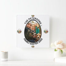 Eierkörbe für personalisierte Osterfamilien - Foto