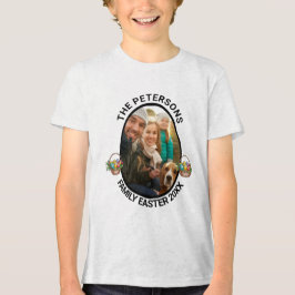 Eierkörbe für personalisierte Osterfamilien - Foto Tri-Blend Shirt