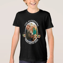 Eierkörbe für personalisierte Osterfamilien - Foto Tri-Blend Shirt