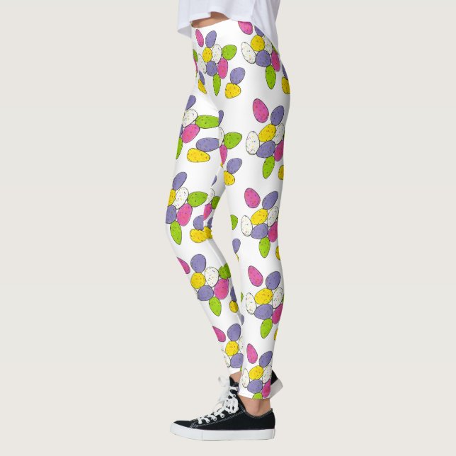 Eierkörbe Schokolade Ei Süßigkeiten Leggings (Links)