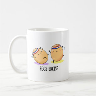 Eierkuchen Niedlichen Aerobic Eggs Pun Kaffeetasse