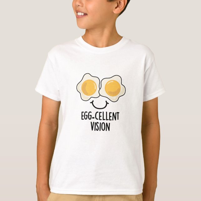 Eierkuchen Vision Funny Egg Pun T-Shirt (Vorderseite)