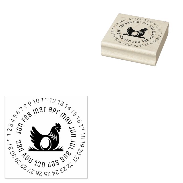 Eiermarkierer  gummistempel (Stempel)