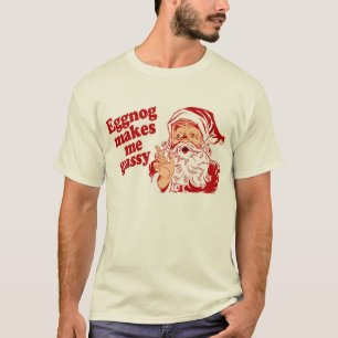 Eierpunsch lässt den Weihnachtsmann furzen T-Shirt