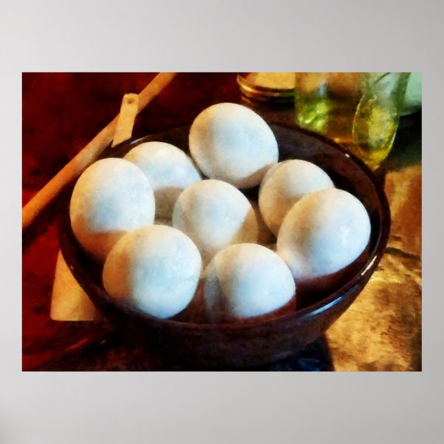 Eierschüssel Poster (Vorne)