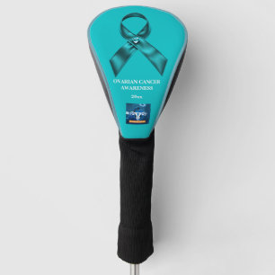 Eierstockkrebs-Bewusstseins-Golf-Tag für Unternehm Golf Headcover