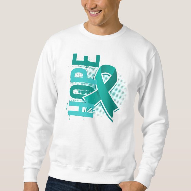 Eierstockkrebs der Hoffnungs-2 Sweatshirt (Vorderseite)