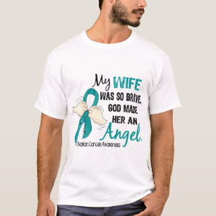 Eierstockkrebs-Ehefrau des Engels-2 T-Shirt