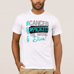 Eierstockkrebs wählte die falsche Diva aus T-Shirt