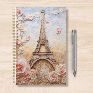 Eifel Tower Paris Frankreich Pink Floral Planer