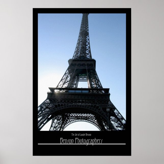 Eifel Tower-Paris, Frankreich Poster (Vorne)