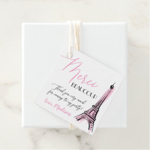 Eifel Tower Paris Pariser Geburtstag Vielen Dank Geschenkanhänger