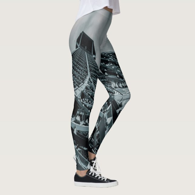 Eifel tower Paris Steel and the sky  Leggings (Rechts)