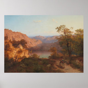 Eifellandschaft (1843) – Heinrich Funk Poster