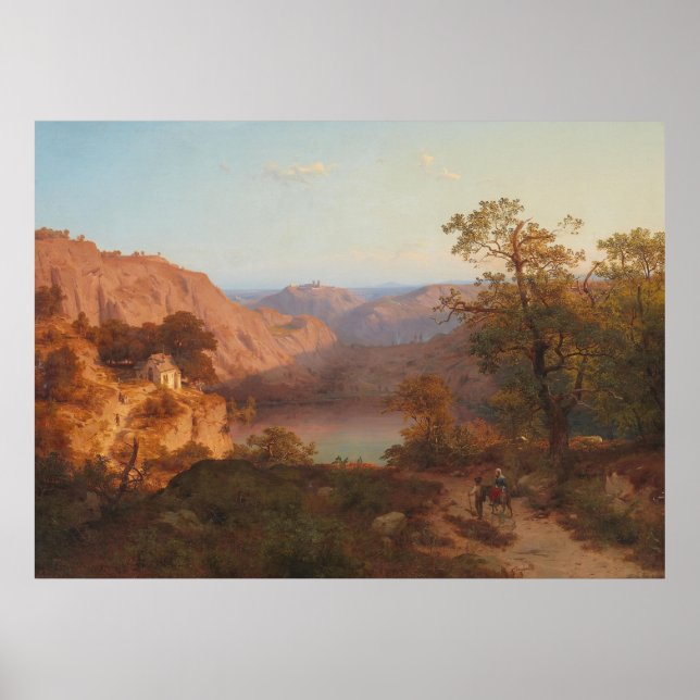 Eifellandschaft (1843) - Heinrich Funk Poster (Vorne)