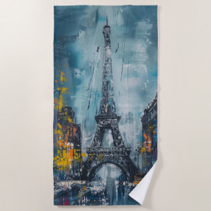Eifelturm Strandtuch