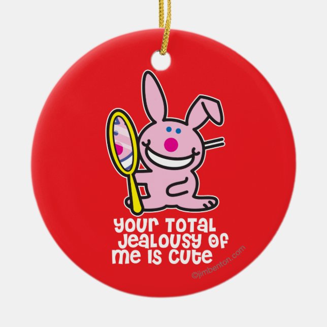 Eifersucht Keramik Ornament (Vorne)