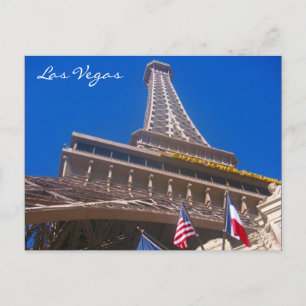 Eiffel las vegas postkarte