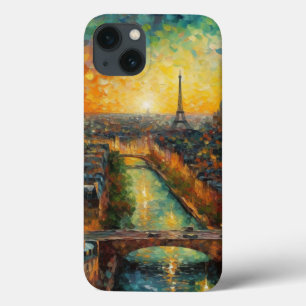 Eiffel Starry Night Étui Impressionniste Audacie