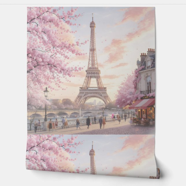 Eiffel Tapete (Abrollen)